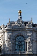 Fototapeta premium Detail of the bank of spain