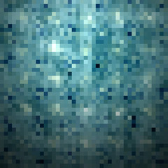 pixel mosaic blue. squares abstract blue. aqua background pattern for design. azure grunge texture. halftone effect. eps10 vector illustration.
