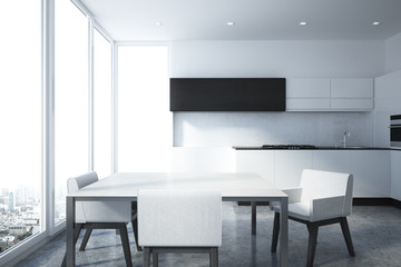 Contemporary kitchen interior