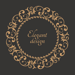 Circular arabic pattern