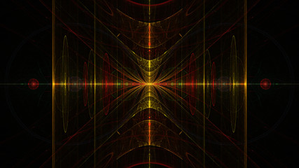 abstrakt fraktal illustration dunkel