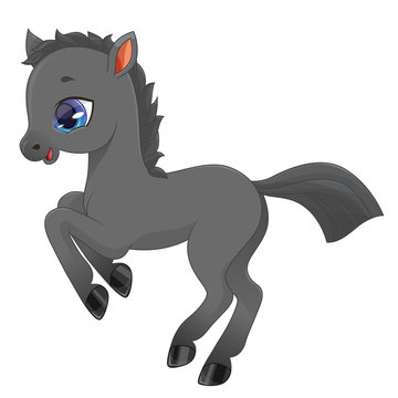 recommend clip art: Little pony illustration.