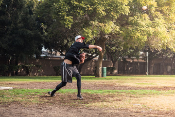 besball dans les quartiers de Los Angeles