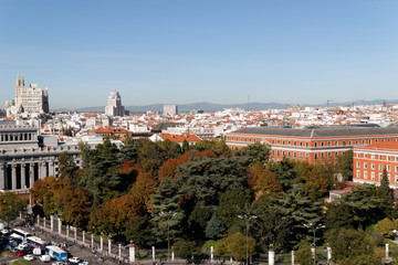 Fototapeta na wymiar Panoramic view from the city hall