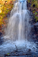 Cataratas en bosque El Montseny Barcelona
