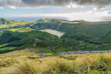 Caldeira Funda on the island of Flores in the Azores, Portugal