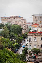 Fototapeta na wymiar View at Havana panorama, Cuba 