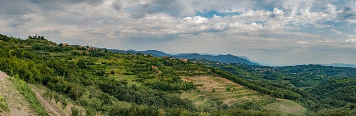 Smartno / Słowenia - 19 sierpnia 2017: Region winaniarski Smartno i okolice w ciągu dnia © Adam Wrobel