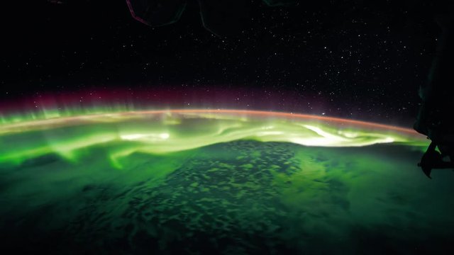 3 videos in1. Planet Earth seen from the ISS. Earth and Aurora Borealis from ISS. Elements of this video furnished by NASA.