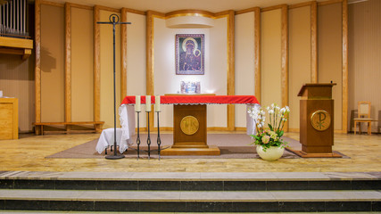 altar and the Black Madonna of Częstochowa