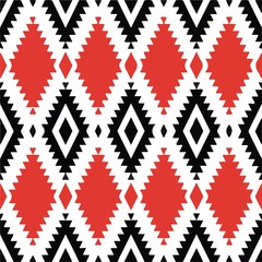 Arab mosaic wallpaper black and red