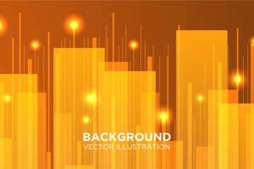 Lines composed of glowing backgrounds, abstract vector background