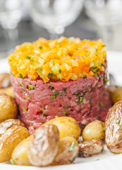 tartare aux petits légumes