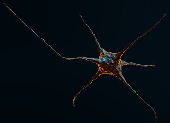 Abstract Illustration Of Neuron