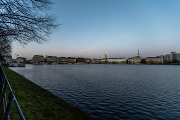 Fototapeta premium Binnenalster in Hamburg 