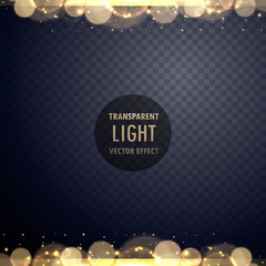 abstract golden bokeh light effect with sparkles