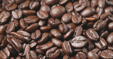 Pile of coffee bean