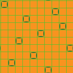 Squares in grid chaotic seamless pattern 2.01
