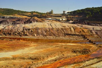 mina de cobre y oro