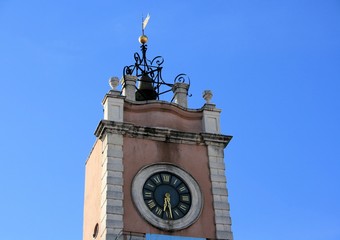 tower of a church in Zadar, Croatia
