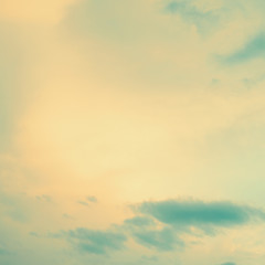 Vintage sky.