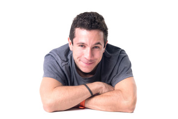 Obraz premium young man posing