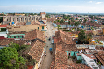 Sicht auf Trinidad´s Dächer von der Kathedrale in Trinidad Kuba