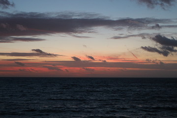 Mediterranean sea in the evening, Malta