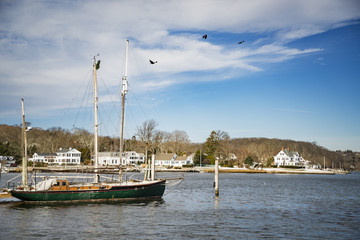 View of Mystic river, Connecticut