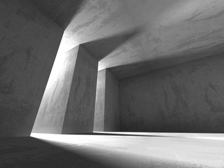 Abstract geometric concrete architecture background