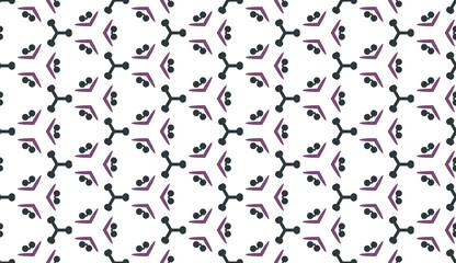 Ancient Geometric pattern in repeat. Fabric print. Seamless background, mosaic ornament, ethnic style. 