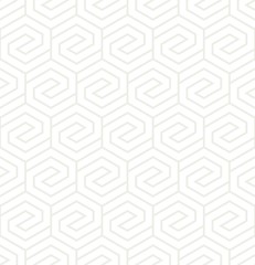 Vector seamless texture. Modern geometric background. Repeated pattern with hexagonal tiles.