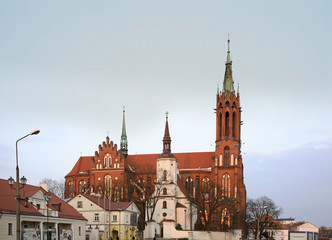 Fototapeta premium Cathedral Basilica of Assumption of Blessed Virgin Mary in Bialystok. Poland