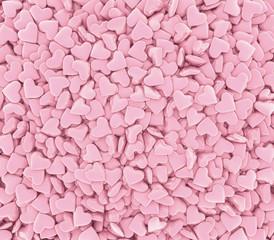 Pink hearts, Valentine's Day background