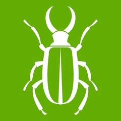 Lucanus cervus icon green