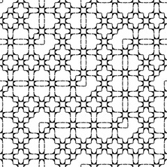 Design seamless monochrome grid pattern