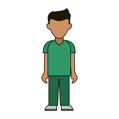 Doctor avatar cartoon icon vector illustration graphic design