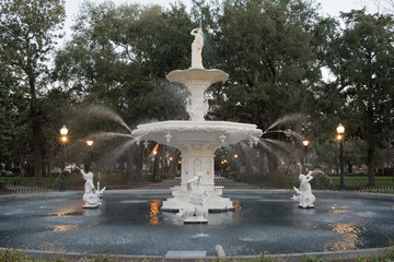 Historic Forsyth Park Fountain