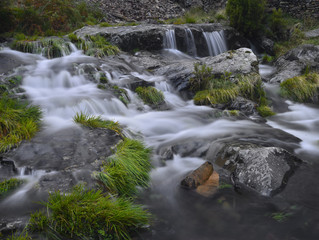 Chorro de agua cristalina