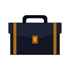 Business briefcase symbol icon vector illustration graphic design