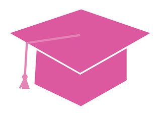 Pink Graduation Cap