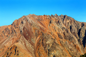 Rocky mountain formations, geology concept