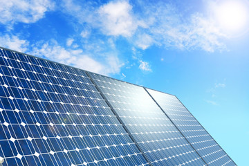 Obraz premium Solar panels, Renewable energy