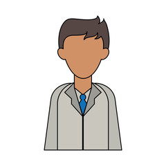 Doctor avatar cartoon icon vector illustration graphic design
