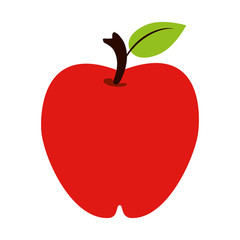 Apple fruit symbol icon vector illustration graphic design