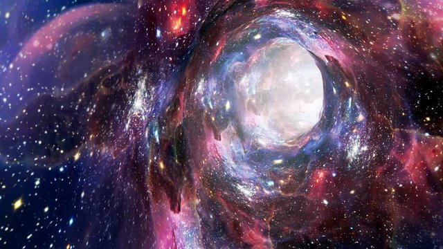Time Vortex Portal in Space Seamless Loop