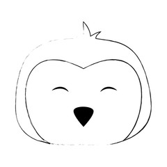 Cute penguin cartoon icon vector illustration graphic design