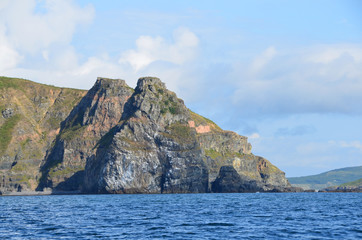 Naklejka premium Владивосток, остров Рейнике осенью