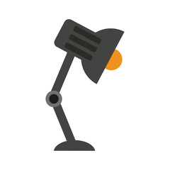 Desk light lamp icon vector illustration graphic design
