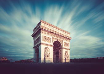 Fototapeta premium Arc de Triomphe, Paris, France